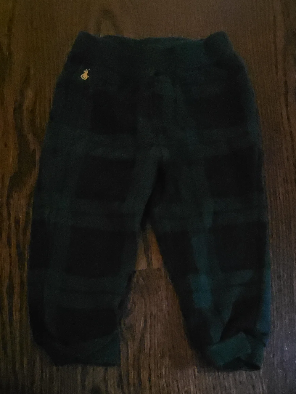 Ralph Lauren Blackwatch Plaid Baby Pants - Green & Black